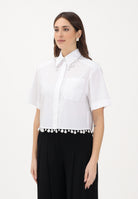 SPORTMAX Camicia a manica corta SPXCOGNAC bianca da donna 2612111072600 001 SPORTMAX 