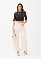 SPORTXMAX Jeans SPXFASHION panna da donna 2612131012600 001 SPORTMAX 