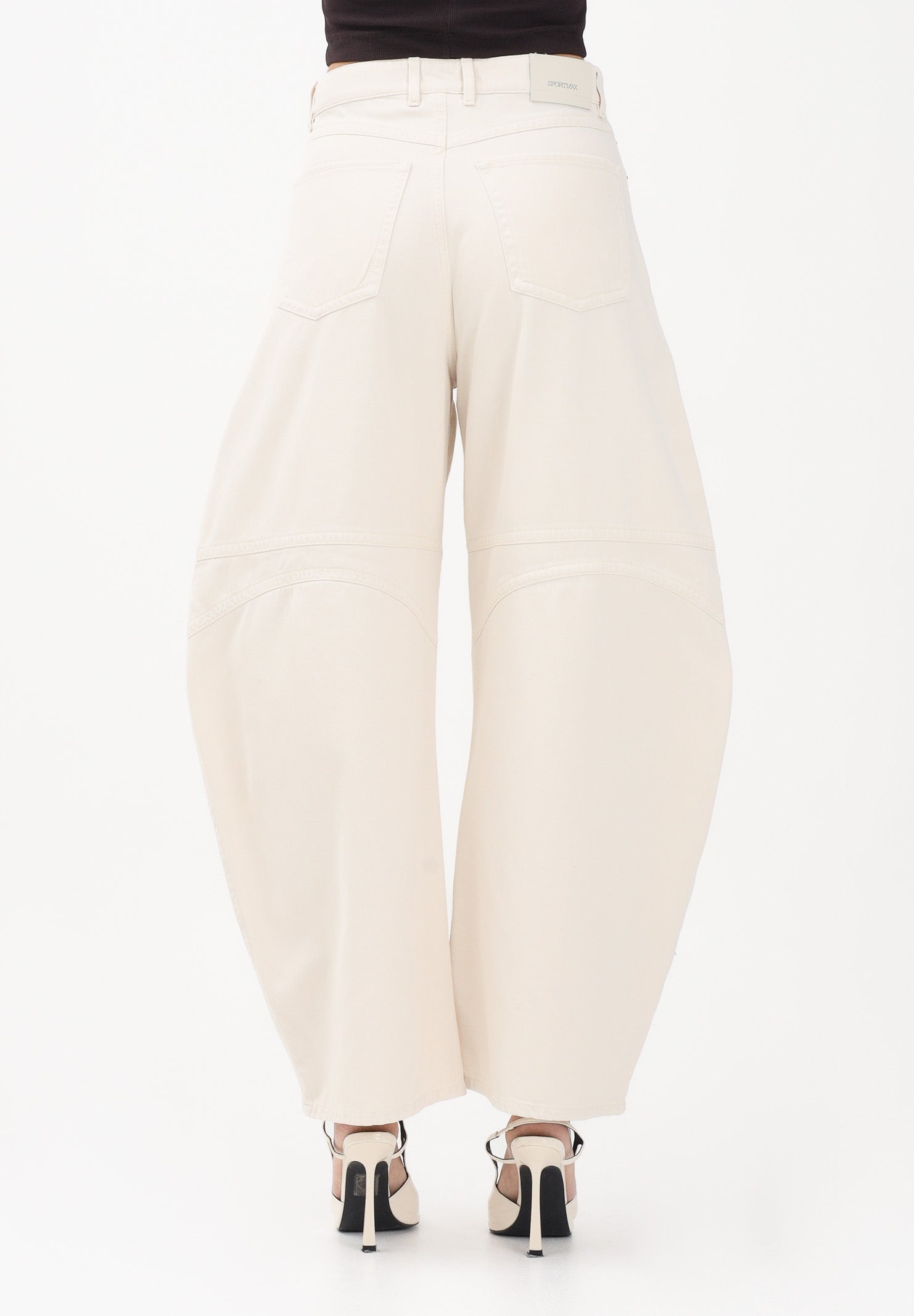 SPORTXMAX Jeans SPXFASHION panna da donna 2612131012600 001 SPORTMAX 