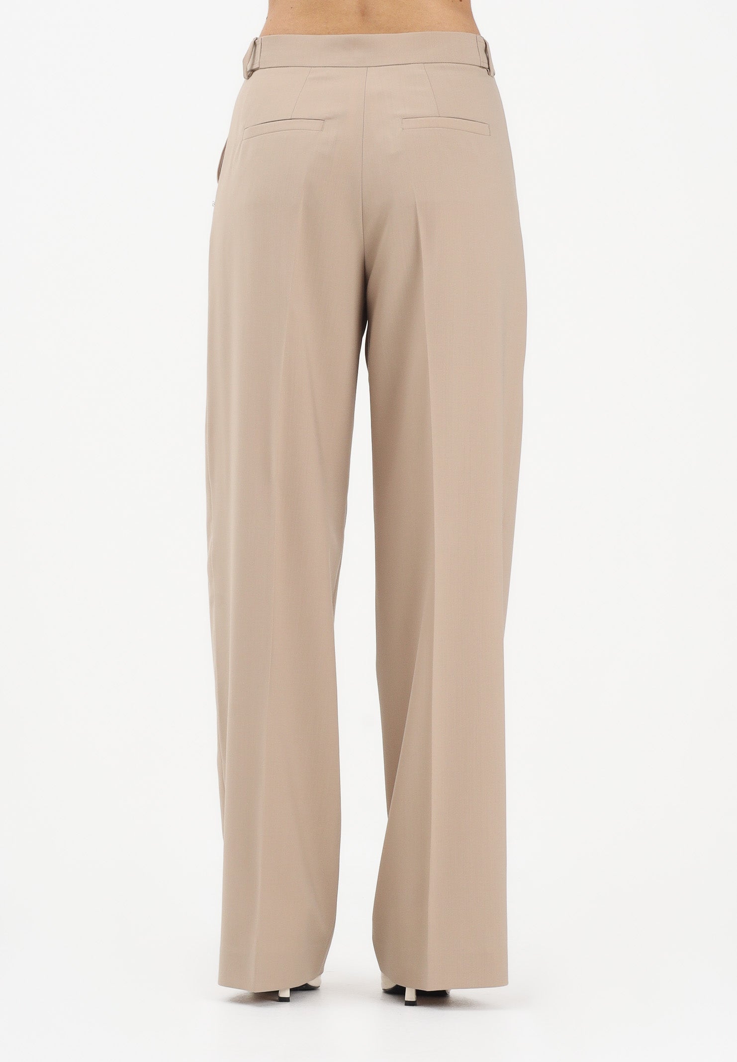 SPORTMAX Pantalone elegante SPXABITURO beige da donna 2612131041600 001 SPORTMAX 