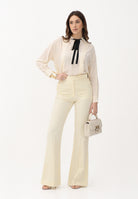 SPORTMAX Pantalone elegante SPSPIACERE giallino da donna 2612131093600 001 SPORTMAX 