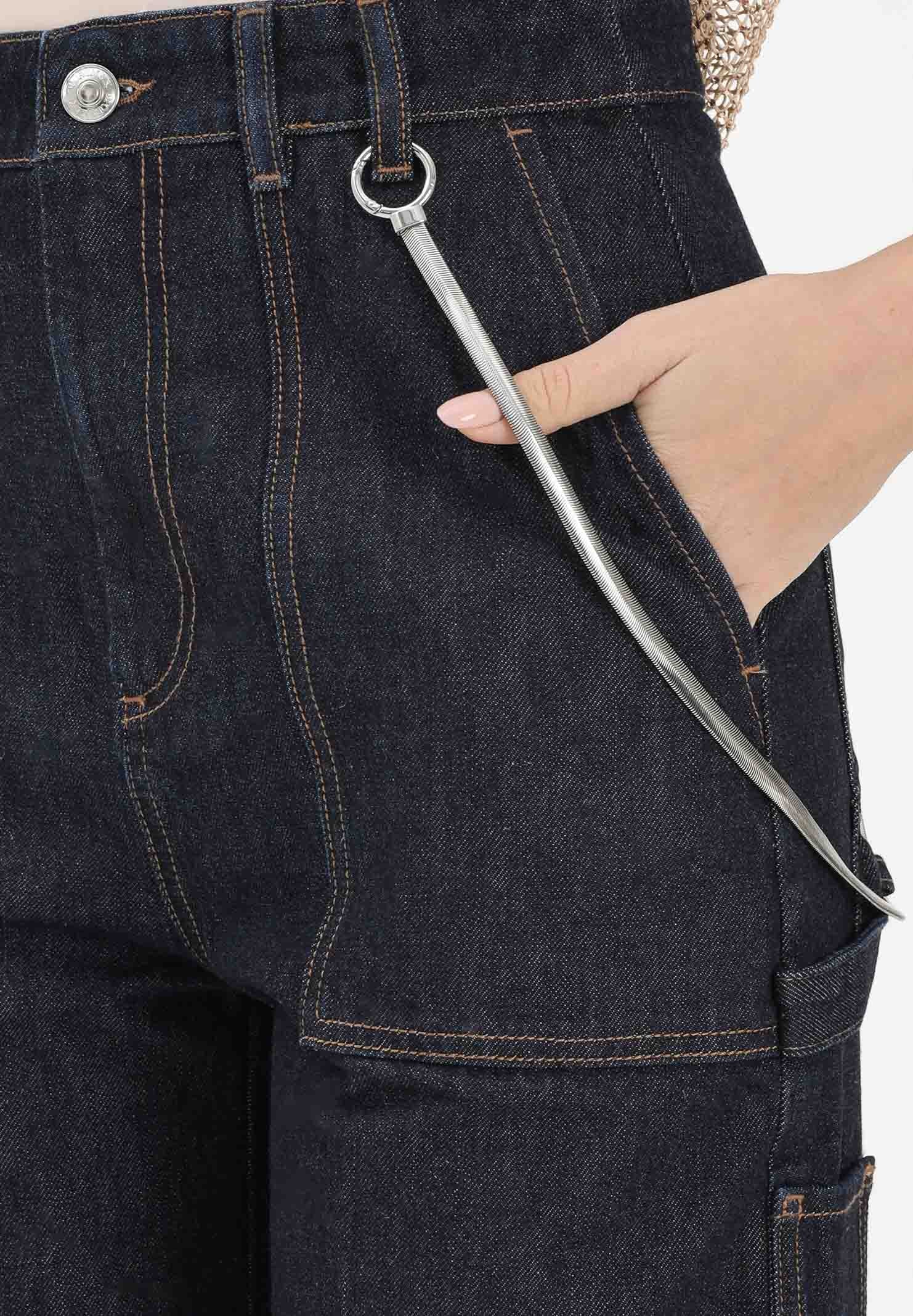 SPORTMAX Jeans SPDONORATA in denim blu scuro da donna 2612181045600 001 SPORTMAX 
