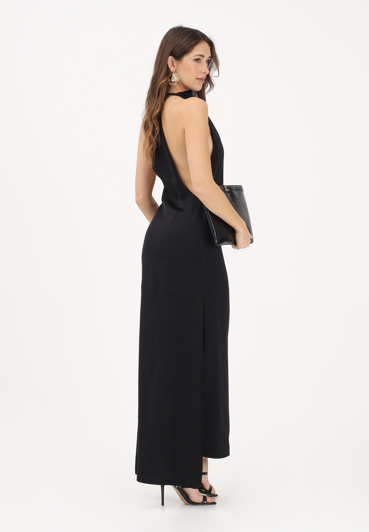SPORTMAX Abito lungo SPSDOLMEN nero da donna 2612221083600 004 SPORTMAX 