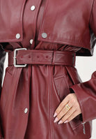 SPORTMAX Giubbotto SPSTENZONE bordeaux da donna 2612441013600 002 SPORTMAX 