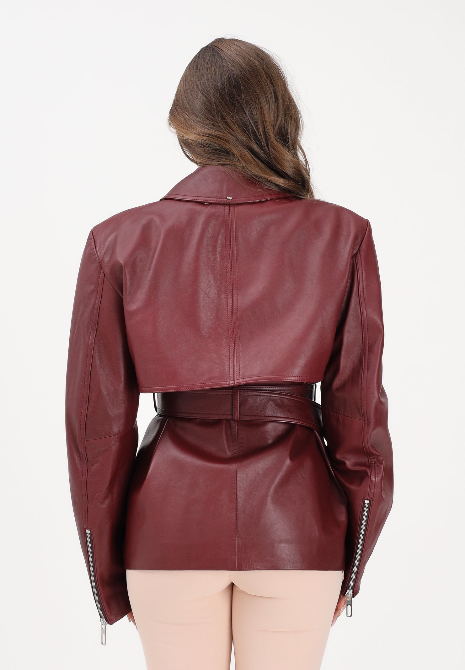 SPORTMAX Giubbotto SPSTENZONE bordeaux da donna 2612441013600 002 SPORTMAX 