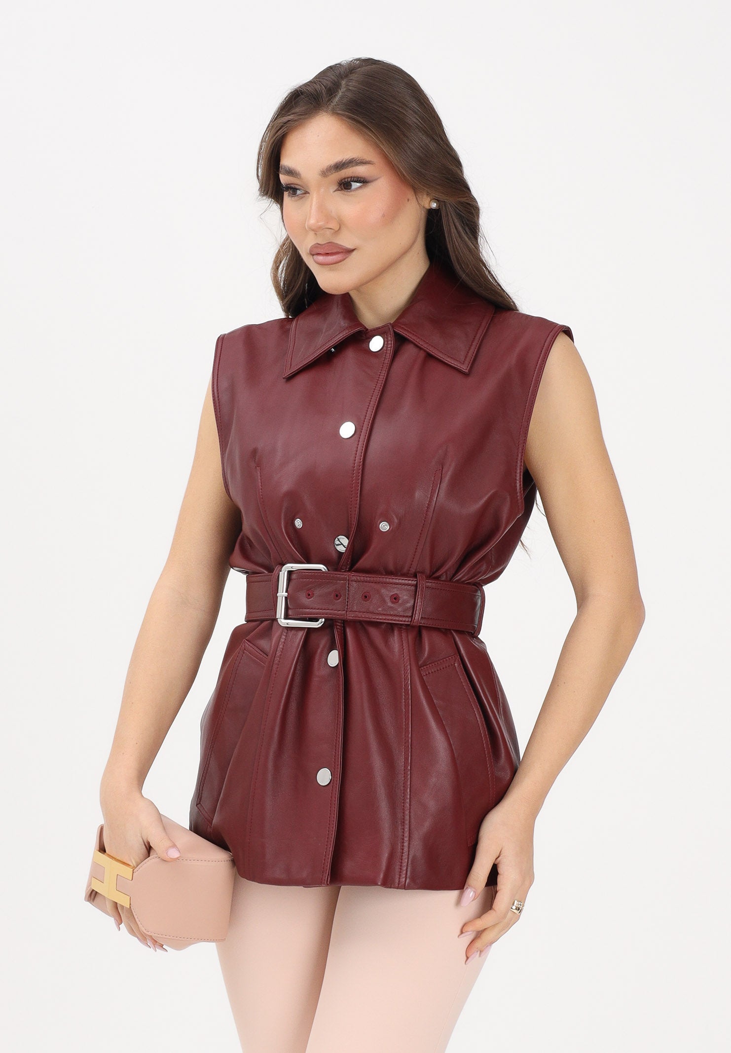 SPORTMAX Giubbotto SPSTENZONE bordeaux da donna 2612441013600 002 SPORTMAX 