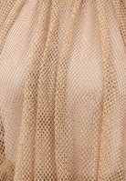 SPORTMAX Canotta SPXNODO oro da donna in rete con strass 2612941061600 003 SPORTMAX 