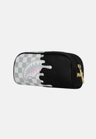 SPRAYGROUND Astuccio Cream Check Side Drip nero e bianco per uomo e donna 910B8921NSZ . SPRAYGROUND 