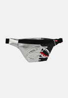 SPRAYGROUND Marsupio SILVER SIDE DRIP argento e nero per uomo e donna 910B8926NSZ . SPRAYGROUND 