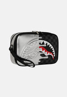 SPRAYGROUND Pochette Silver Side Drip argento e nera per uomo e donna 910B8928NSZ . SPRAYGROUND 