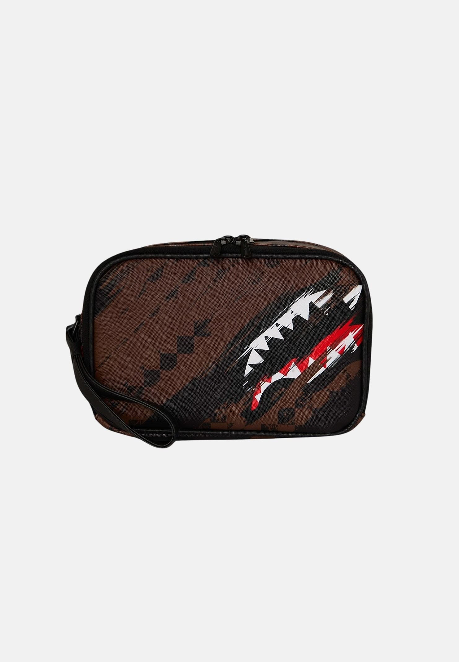 SPRAYGROUND Pochette SMEARED GRUNGE marrone per uomo e donna 910B8968NSZ . SPRAYGROUND 