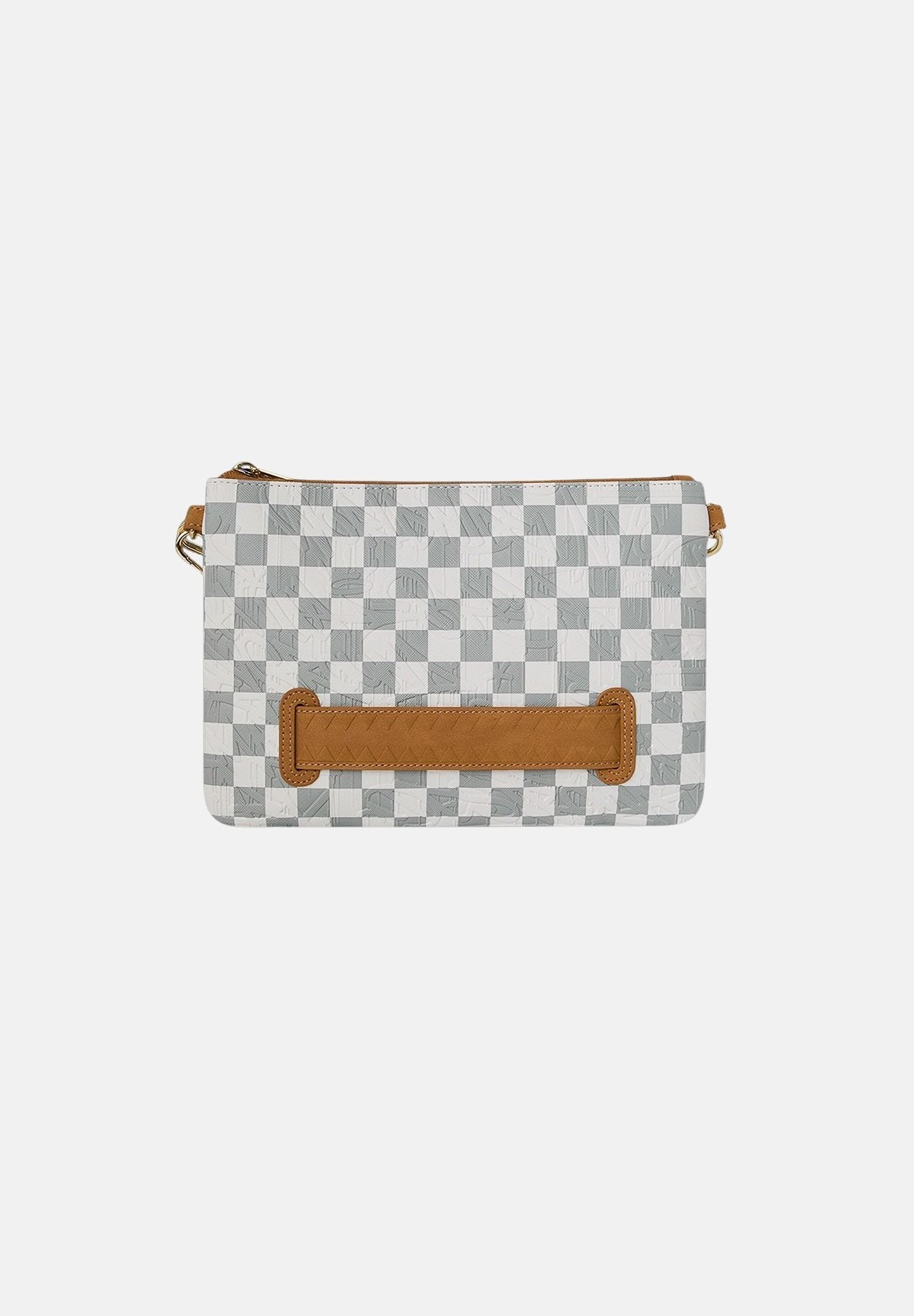 SPRAYGROUND Pochette 3AM CREAM bianca e grigia per uomo e donna 910B8984NSZ . SPRAYGROUND 