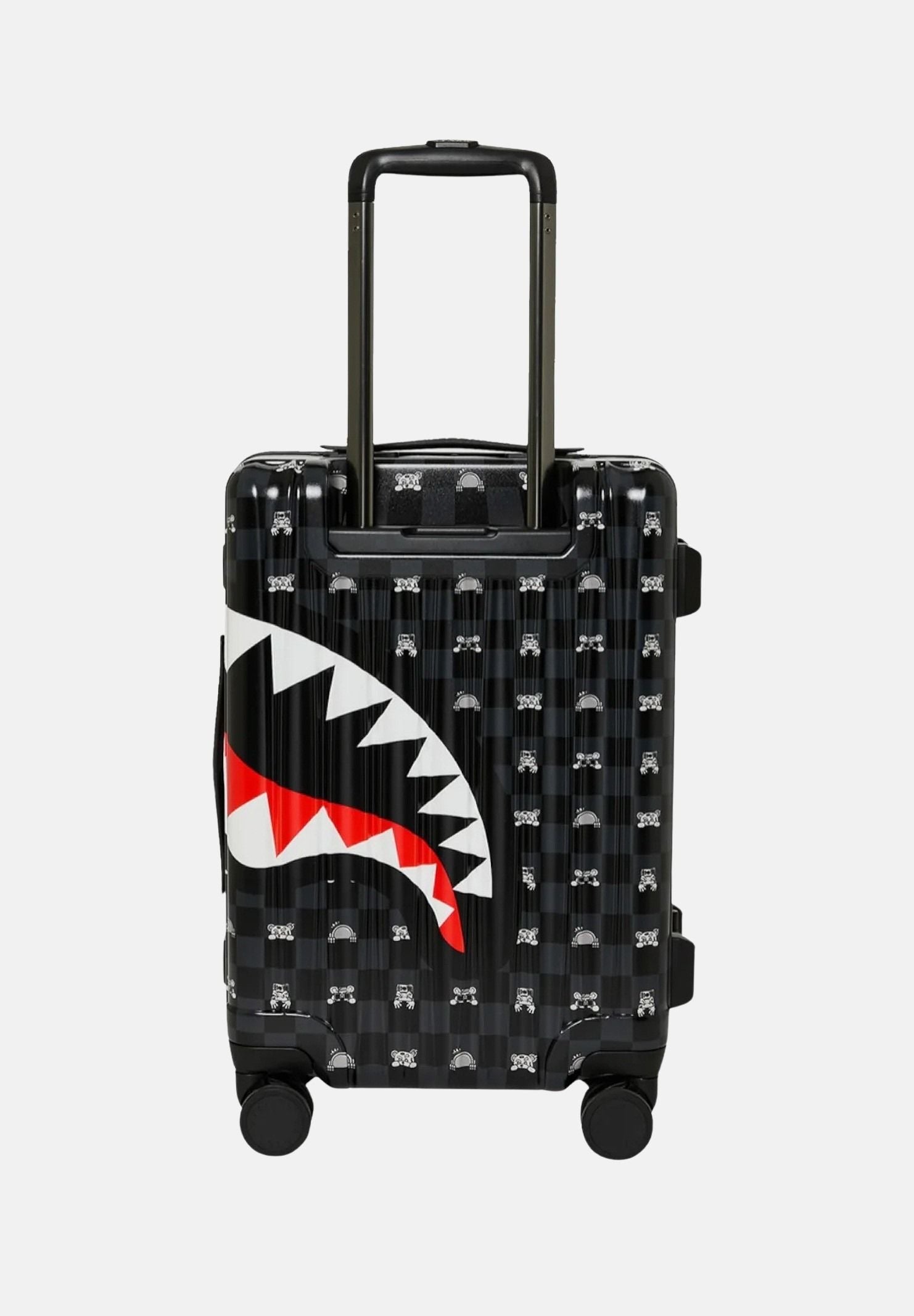 SPRAYGROUND Trolley Gray Peeking Character Sketch Cabin Luggage nero per uomo e donna 910CL307NSZ . SPRAYGROUND 