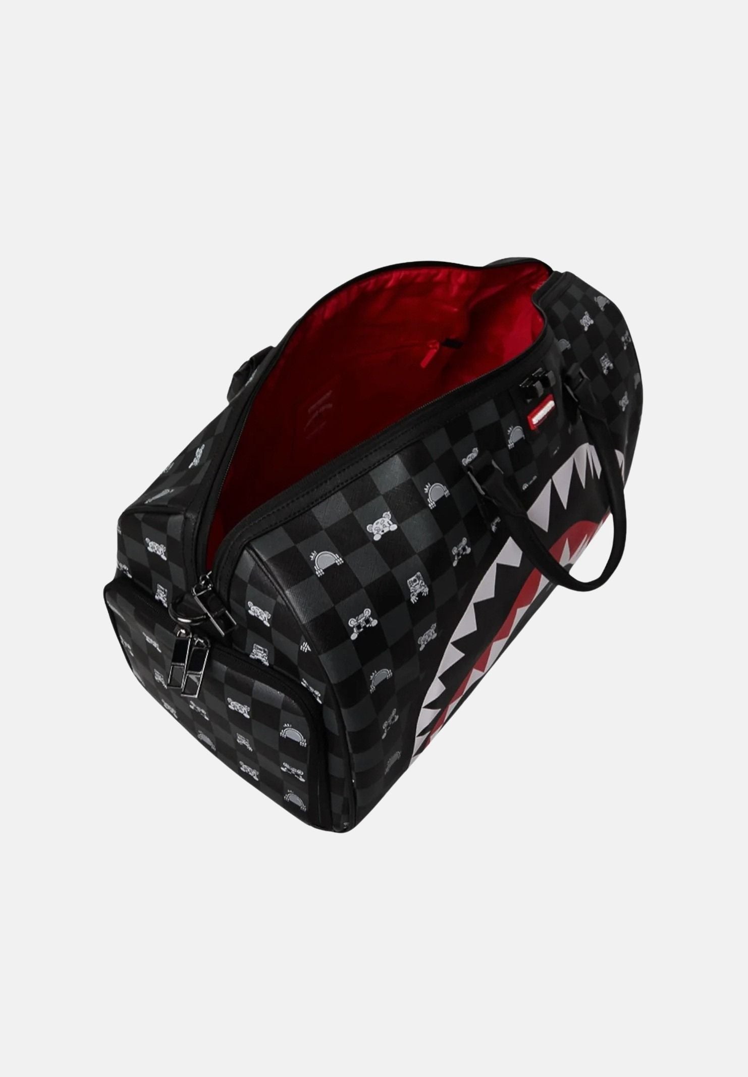 SPRAYGROUND Borsone Gray Peeking Character Check nero per uomo e donna 910D8910NSZ . SPRAYGROUND 