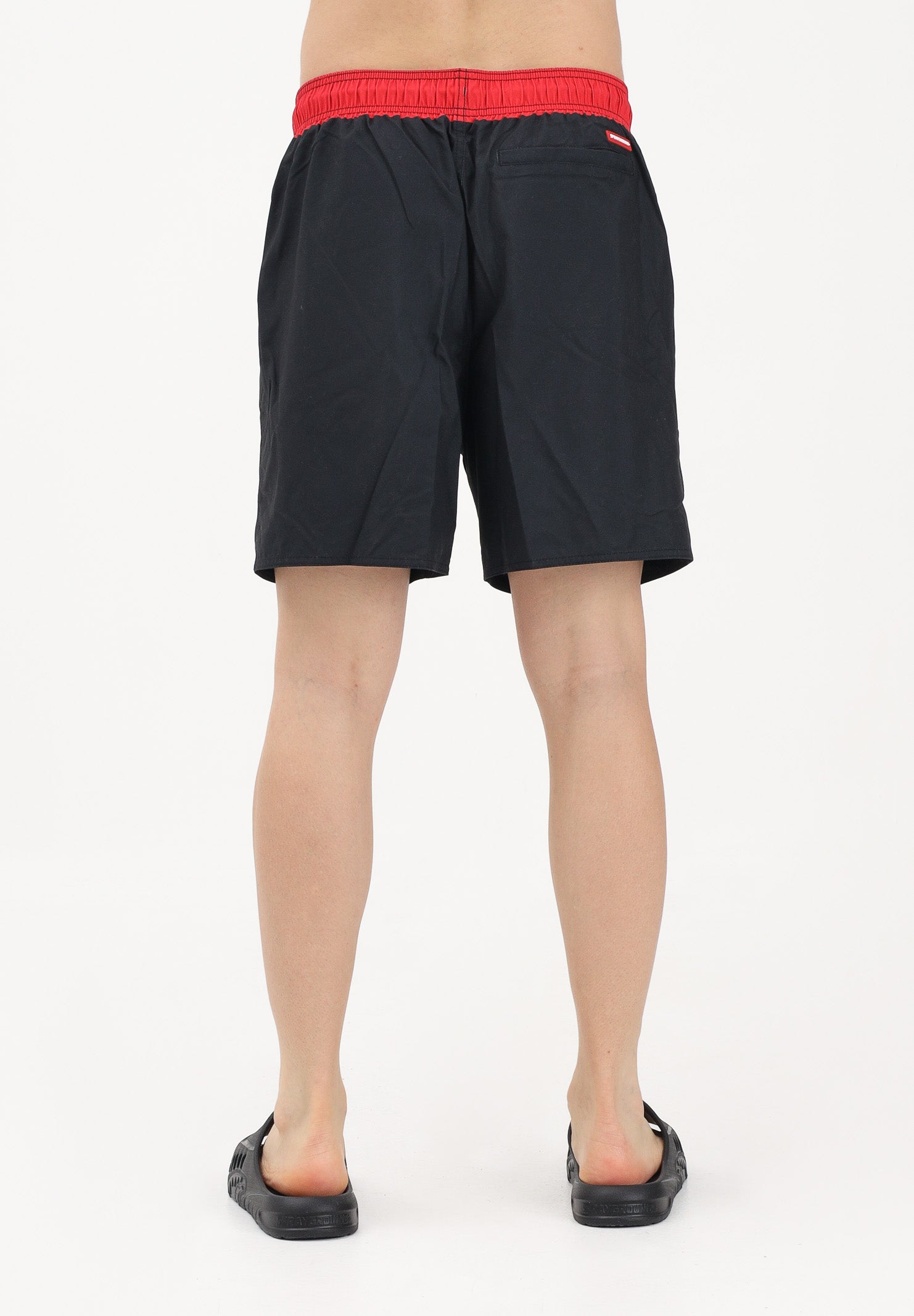 SPRAYGROUND Shorts mare SG Logo Patches nero da uomo 910SWM2043 . SPRAYGROUND 