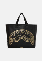 SPRAYGROUND Shopper in eco-pelle That Gold Drip nera da donna 910T9264NSZ . SPRAYGROUND 