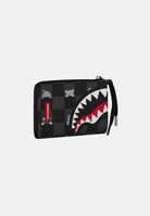 SPRAYGROUND Portafogli GRAY PEEKING CHARACTER CHECK nero per uomo e donna 910W8917NSZ . SPRAYGROUND 