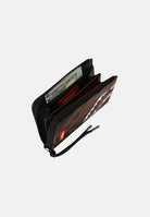 SPRAYGROUND Portafogli SMEARED GRUNGE WALLET marrone e nero per uomo e donna 910W8971NSZ . SPRAYGROUND 