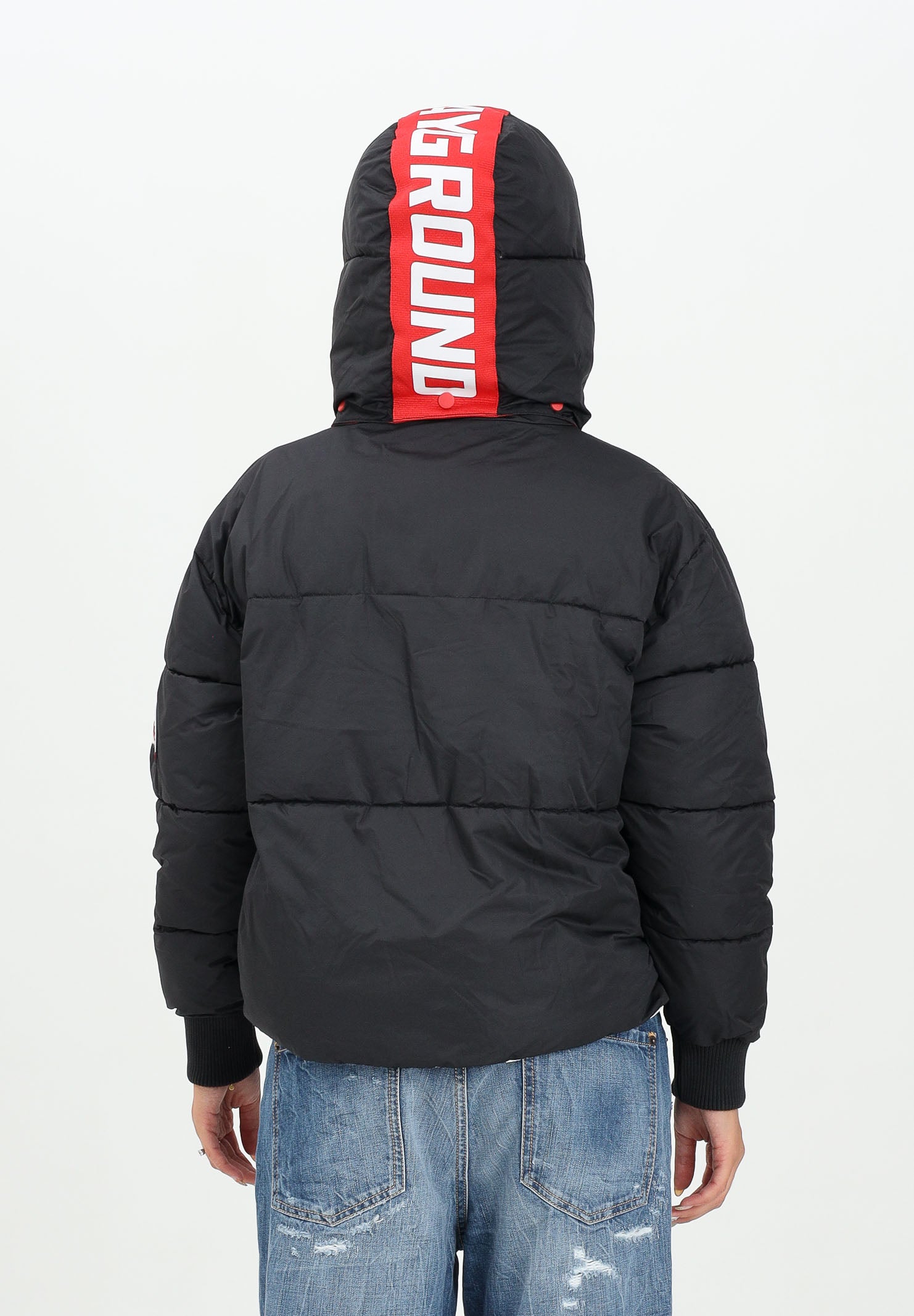 SPRAYGROUND Piumino CROP DOWN JACKET nero da donna SP275BLK . SPRAYGROUND 