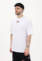 SPRAYGROUND T-shirt a manica corta bianca da uomo con stampa grafica sul retro SP875WHT . SPRAYGROUND 