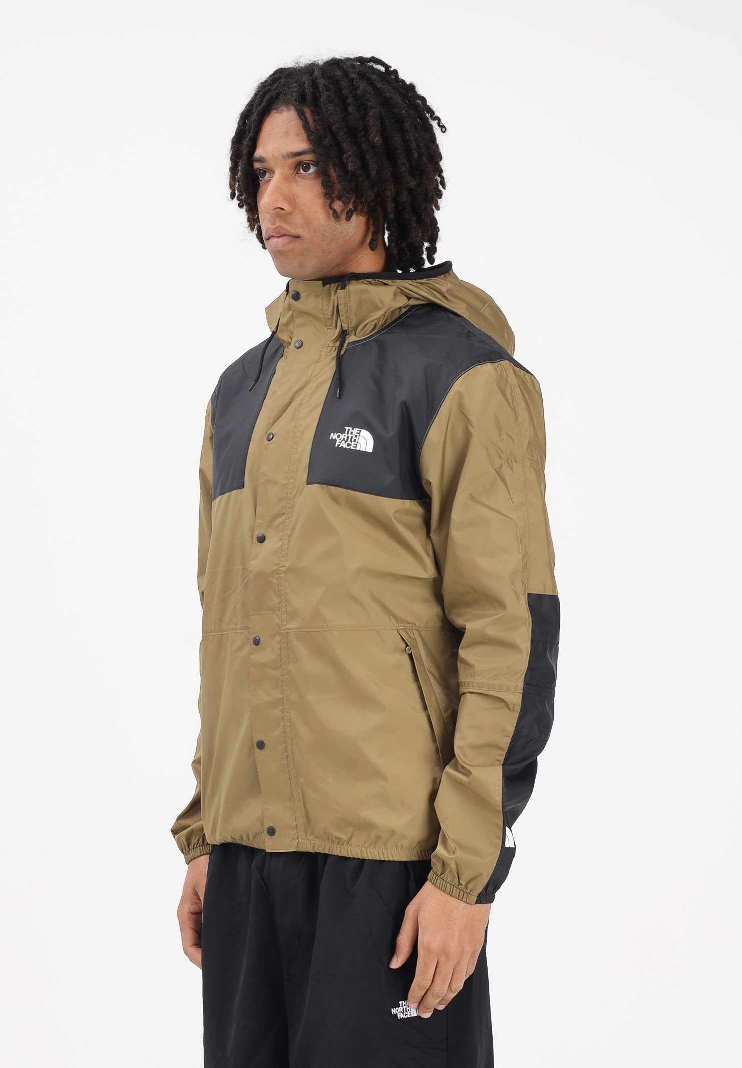 THE NORTH FACE Giacca a vento Reign On kiwi e nero da uomo NF0A5IG32EL1 . THE NORTH FACE 