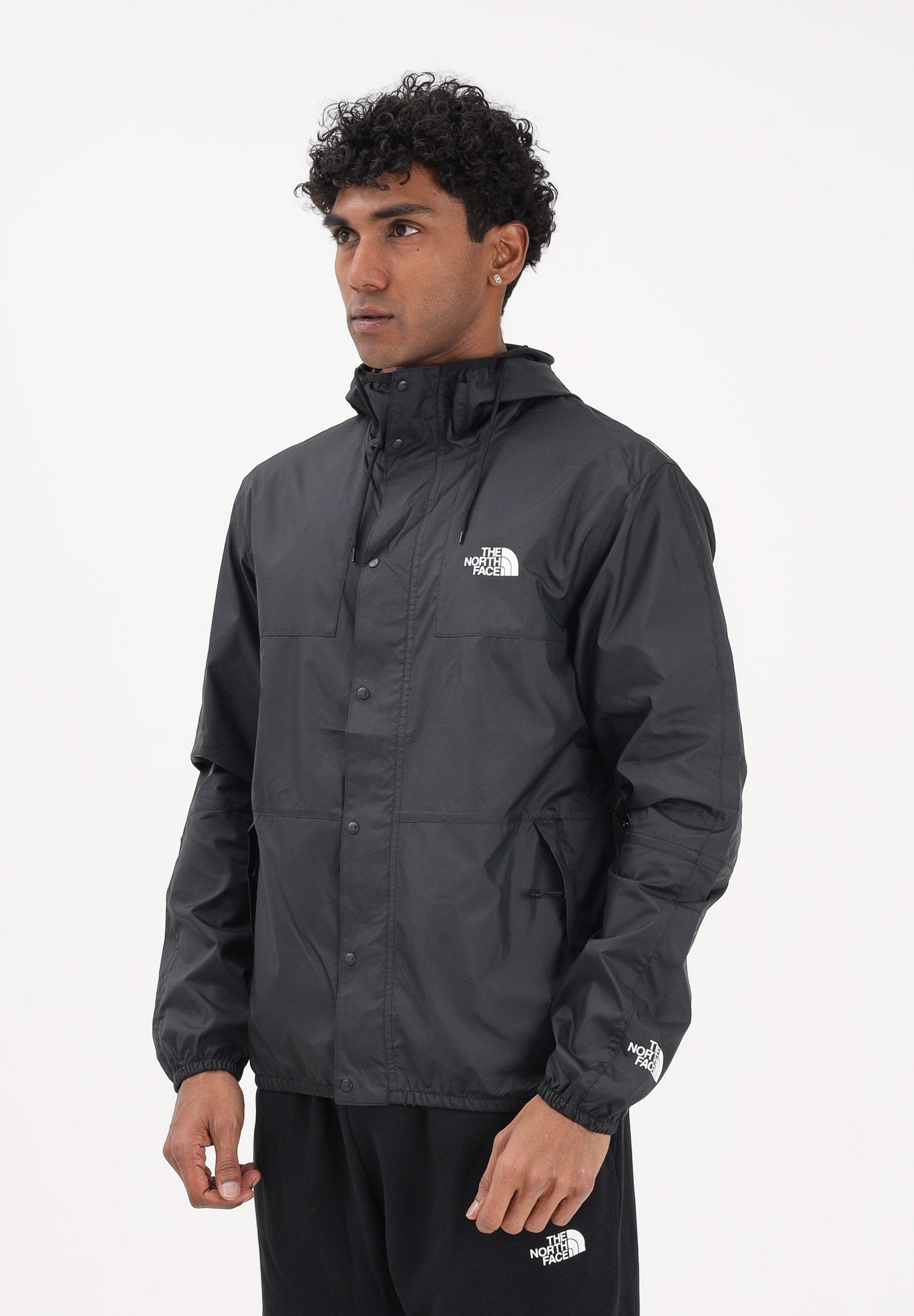 THE NORTH FACE Giacca a vento Seasonal Mountain Jacket nera da uomo NF0A5IG34H01 . THE NORTH FACE 