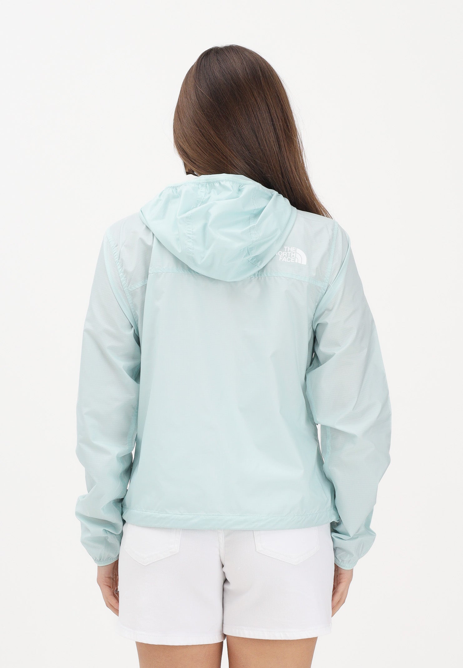 THE NORTH FACE Giacca a vento Cyclone verde acqua da donna NF0A8B6GG701 . THE NORTH FACE 