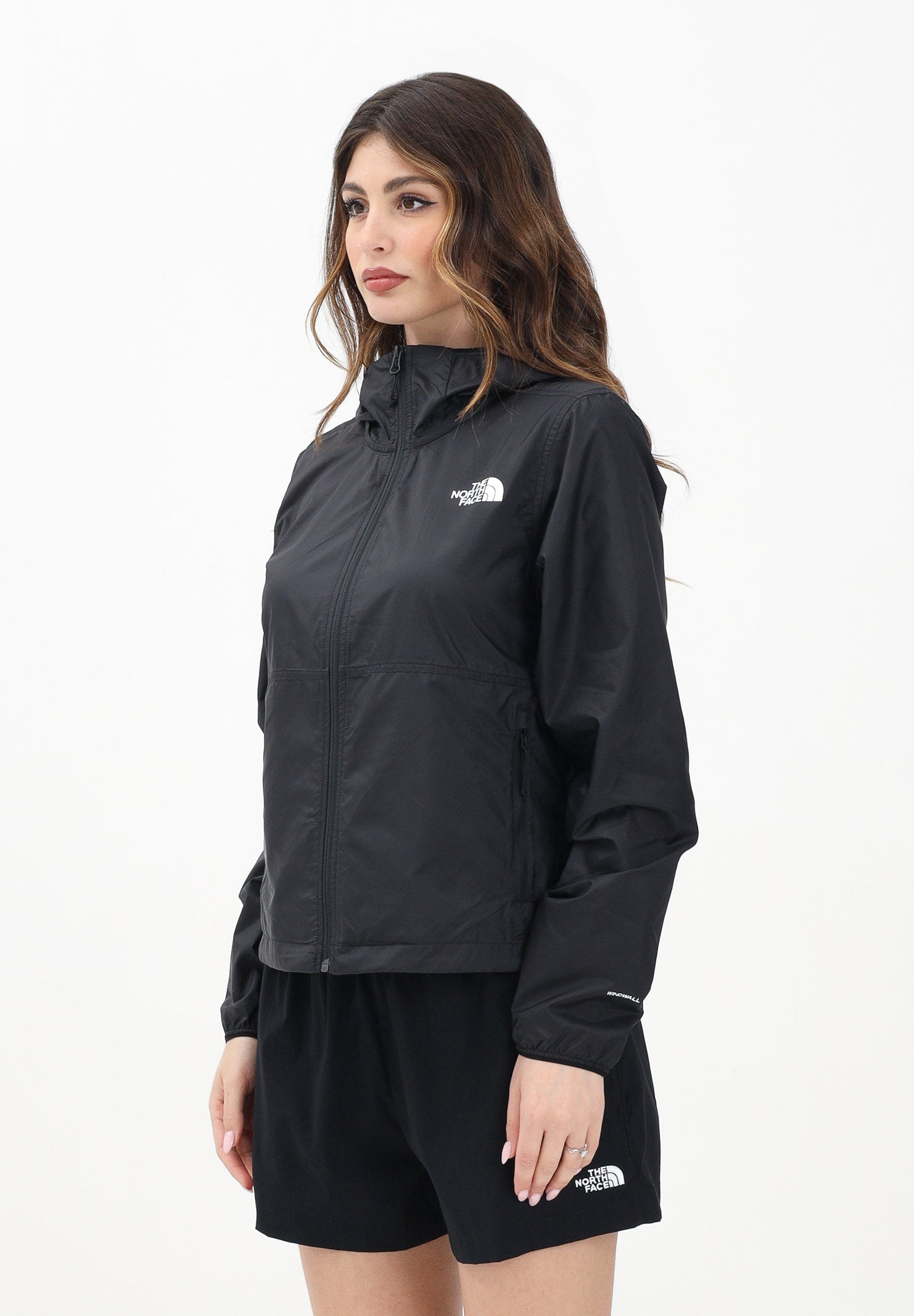 THE NORTH FACE Giacca a vento Cyclone nera da donna NF0A8B6GJK31 . THE NORTH FACE 