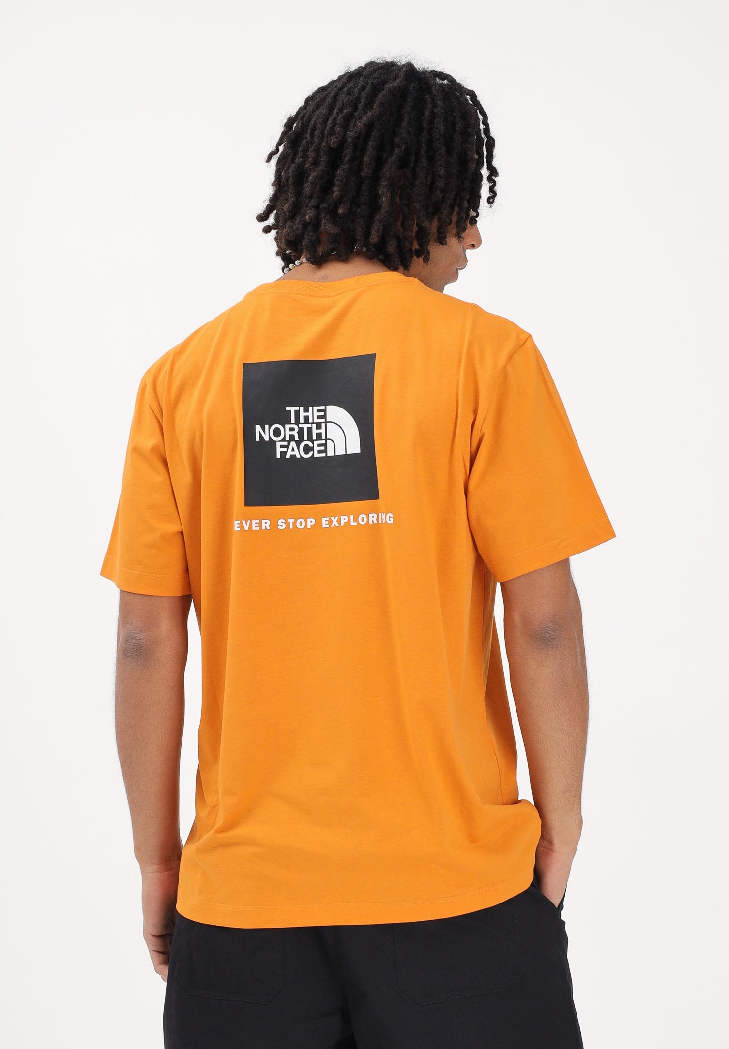 THE NORTH FACE T-shirt a manica corta Evolution NSE Box Regular arancione da uomo NF0A8B6KG5I1 . THE NORTH FACE 