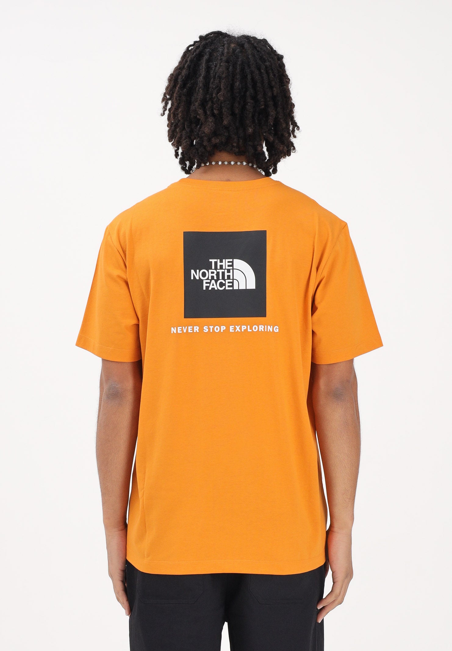 THE NORTH FACE T-shirt a manica corta Evolution NSE Box Regular arancione da uomo NF0A8B6KG5I1 . THE NORTH FACE 