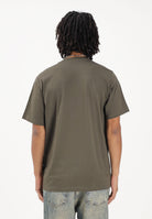 THE NORTH FACE T-shirt a manica corta Evolution Simple Dome Regular verde militare da uomo NF0A8CZ221L1 . THE NORTH FACE 