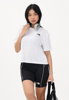 THE NORTH FACE T-shirt a manica corta Evolution Simple Dome Cropped Relaxed bianca da donna NF0A8FDHFN41 . THE NORTH FACE 