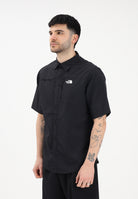 THE NORTH FACE Camicia a manica corta nera da uomo NF0A8FU6JK31 . THE NORTH FACE 