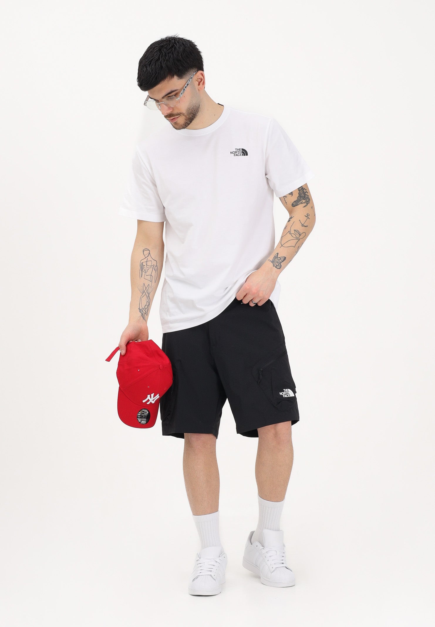 THE NORTH FACE Shorts ripiegabile nero da uomo NF0A8FUAJK31 . THE NORTH FACE 