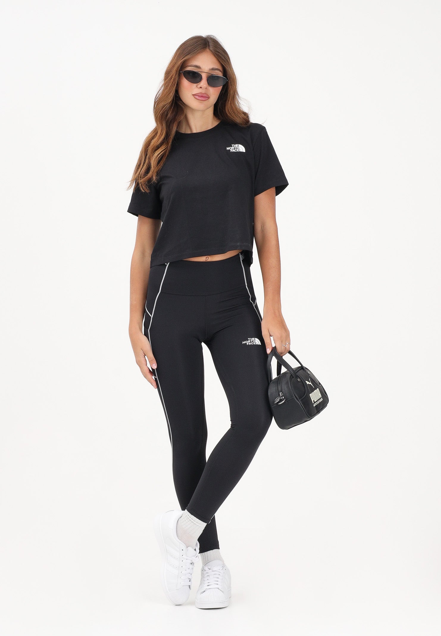 THE NORTH FACE Leggings sportivo Cambrena nero da donna NF0A8G1EJK31 . THE NORTH FACE 