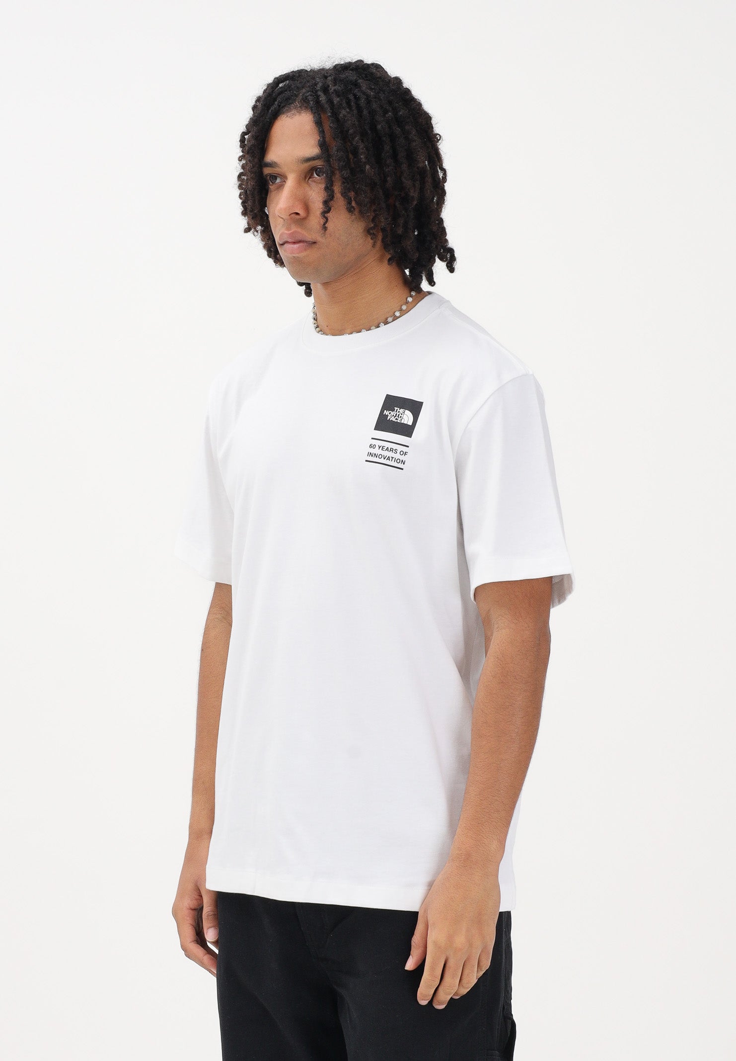 THE NORTH FACE T-shirt a manica corta TNF™ Celebration bianca da uomo NF0A8GARFN41 . THE NORTH FACE 