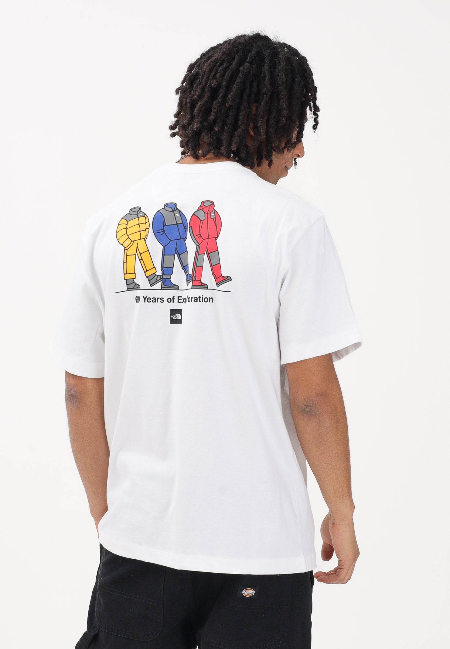 THE NORTH FACE T-shirt a manica corta TNF™ Celebration bianca da uomo NF0A8GARFN41 . THE NORTH FACE 