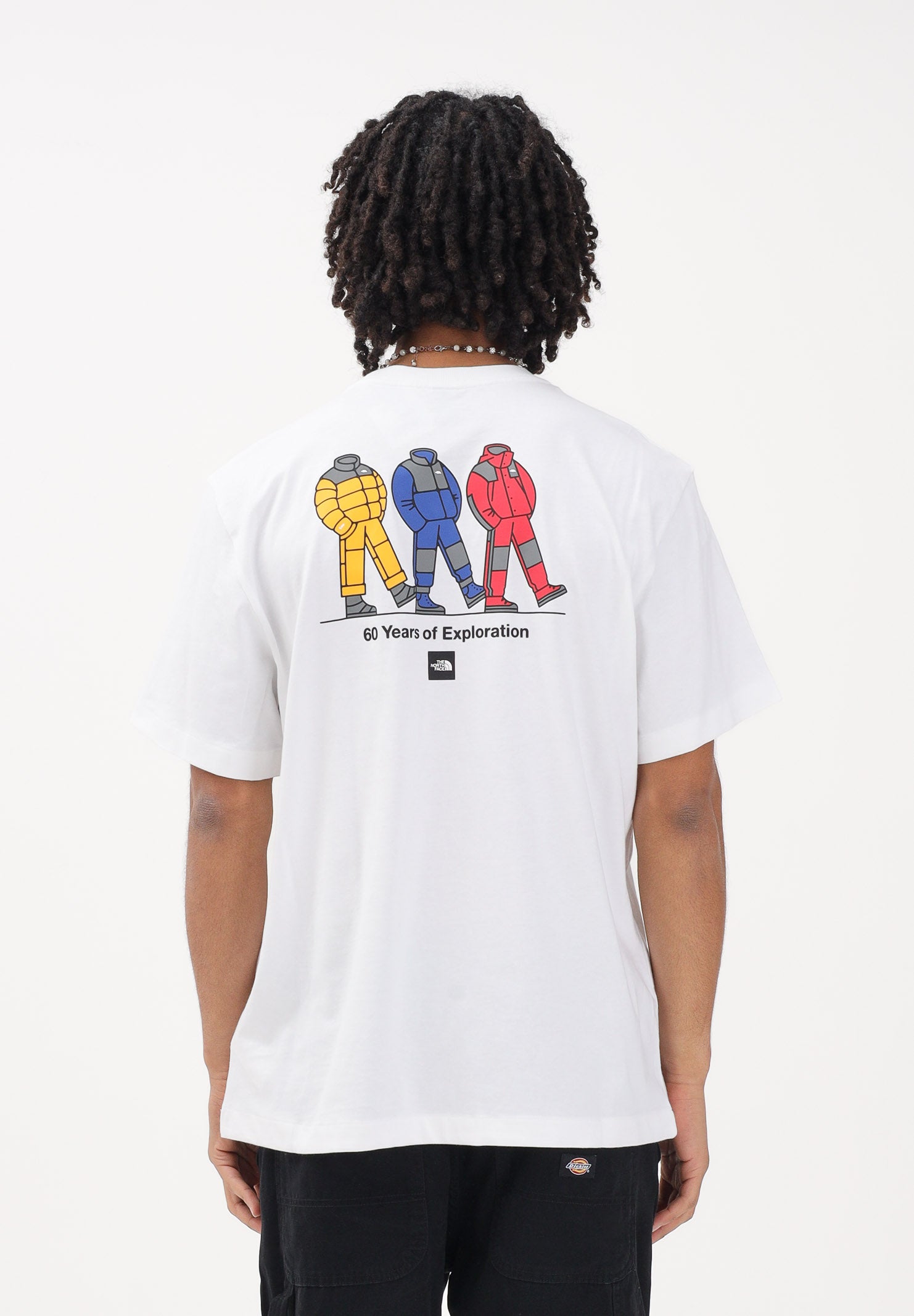 THE NORTH FACE T-shirt a manica corta TNF™ Celebration bianca da uomo NF0A8GARFN41 . THE NORTH FACE 