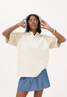 THE NORTH FACE Polo a manica corta Rugby beige per uomo e donna NF0A8GAVJN51 . THE NORTH FACE 