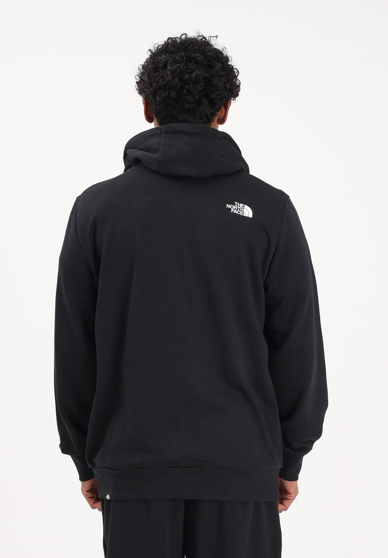 THE NORTH FACE Felpa con zip Simple Dome Light Regular nera da uomo NF0A8GQ7JK31 . THE NORTH FACE 
