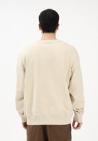 THE NORTH FACE Felpa girocollo Essential Light Relaxed beige da uomo NF0A8GQCDOM1 . THE NORTH FACE 