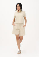 THE NORTH FACE Shorts sportivo Essential Light Relaxed W beige da donna NF0A8GQYDOM1 . THE NORTH FACE 