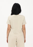 THE NORTH FACE T-shirt a manica corta Essential Regular Cutie beige da donna NF0A8GR1DOM1 . THE NORTH FACE 