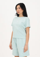 THE NORTH FACE T-shirt a manica corta Essential Regular Cutie verde acqua da donna NF0A8GR1G701 . THE NORTH FACE 