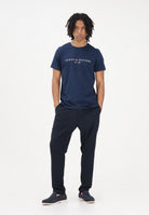 TOMMY HILFIGER T-shirt a manica corta blu da uomo con logo MW0MW11797 DCC TOMMY HILFIGER 