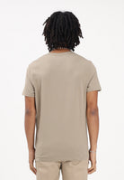 TOMMY HILFIGER T-shirt a manica corta beige da uomo con logo MW0MW11797 M03 TOMMY HILFIGER 