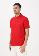 TOMMY HILFIGER Polo a manica corta rossa da uomo con logo MW0MW17770 XLD TOMMY HILFIGER 