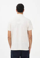 TOMMY HILFIGER Polo a manica corta panna da uomo con logo MW0MW17770 Z00 TOMMY HILFIGER 