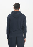 TOMMY HILFIGER Felpa con cappuccio blu da uomo rifinita da logo MW0MW37235 DW5 TOMMY HILFIGER 