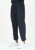 TOMMY HILFIGER Pantalone sportivo blu da uomo con ricamo logo MW0MW37236DW5 . TOMMY HILFIGER 
